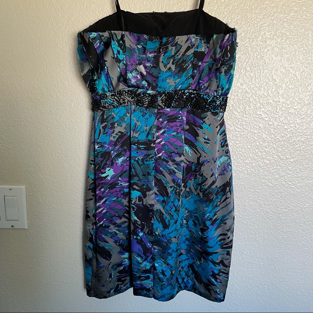 Bcbgeneration Strapless Ruffle Cocktail Mini Dres… - image 4